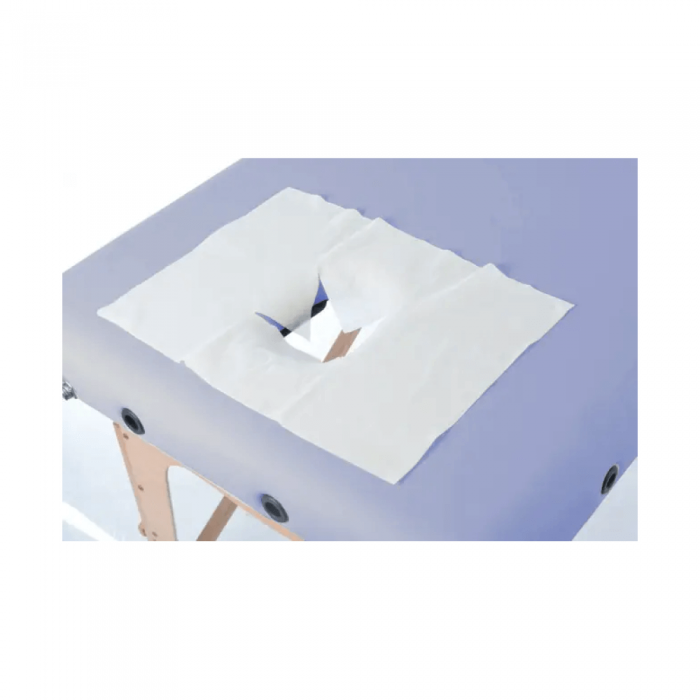Серветка для масажного столу з отвором (X) Polix PRO&MED 35х35 см (50 шт./пач)